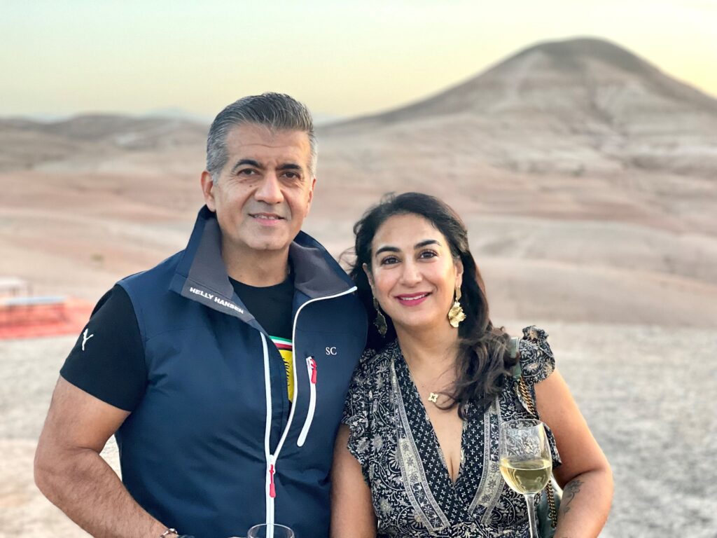 Sandeep Chugani and Anju Chugani.