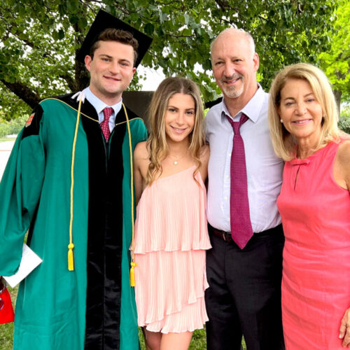 Ron Shaich and his family