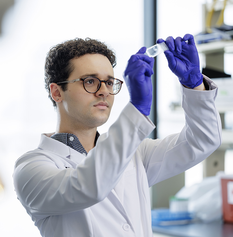 researcher in a lab