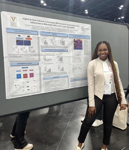 Kennedy Reed presenting a study